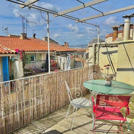 Le Panier - Joli Duplex Centre Ville Historique Avec Grande Terrasse Et Balneo Proche Vieux Port Marseille Exteriér fotografie