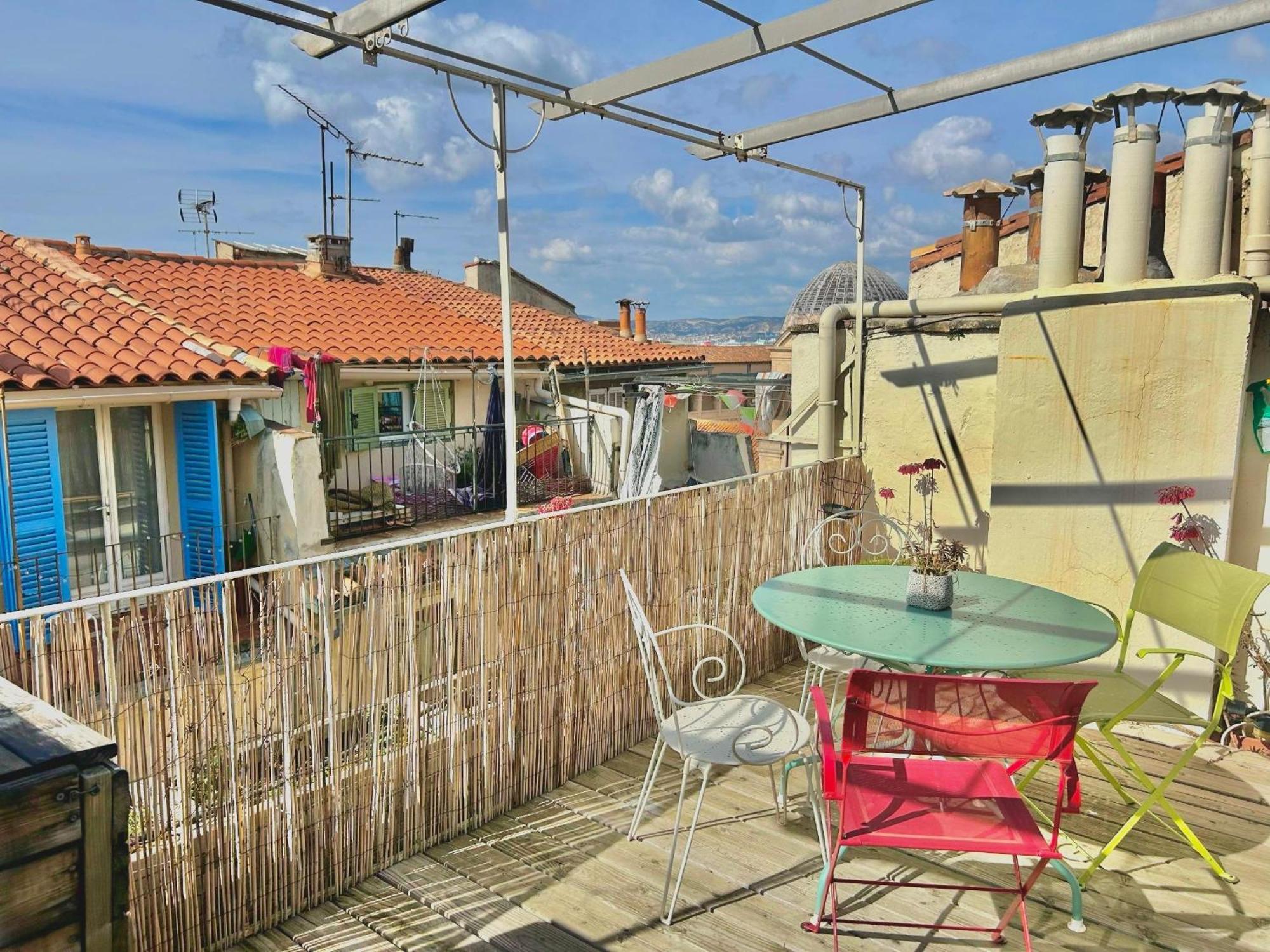 Le Panier - Joli Duplex Centre Ville Historique Avec Grande Terrasse Et Balneo Proche Vieux Port Marseille Exteriér fotografie