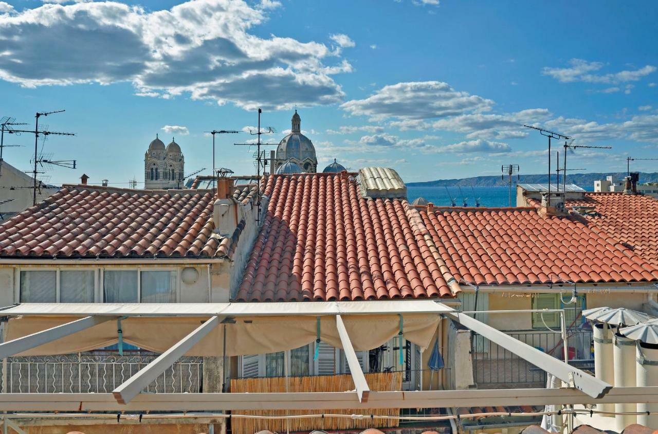 Le Panier - Joli Duplex Centre Ville Historique Avec Grande Terrasse Et Balneo Proche Vieux Port Marseille Exteriér fotografie